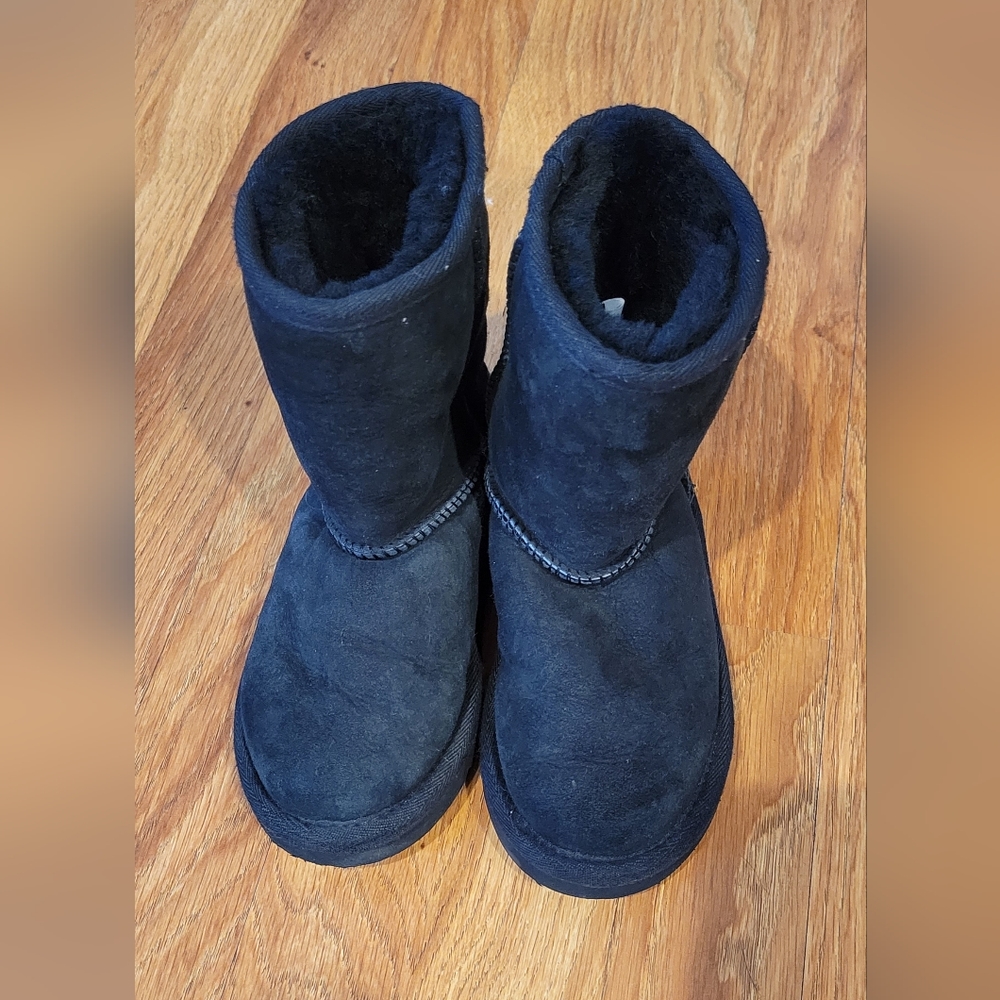 Girls Warm Winter Black boots, size 13